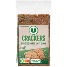 U Crackers aux graines de courge - paquet de 175g