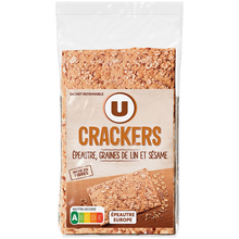 U Crackers épeautre - paquet de 175g
