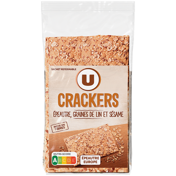 U Crackers épeautre - paquet de 175g