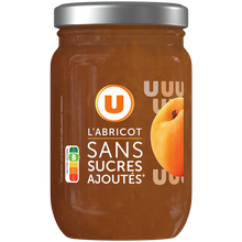 U Préparation d'abricots sans sucre ajouté pot de 280g