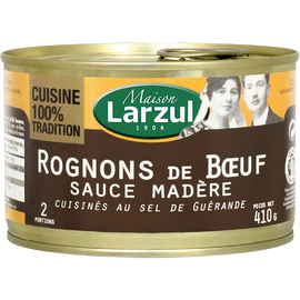Rognons de boeuf sauce madère LARZUL, 410g