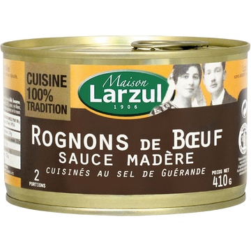 Rognons de boeuf sauce madère LARZUL, 410g