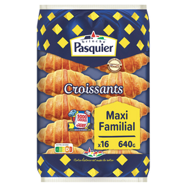 Croissants maxi familial BRIOCHE PASQUIER - x16 - 640g