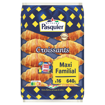 Croissants maxi familial BRIOCHE PASQUIER - x16 - 640g