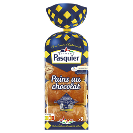 Pains au chocolat BRIOCHE PASQUIER - x8 - 360g