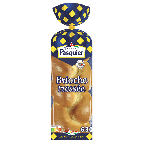 Brioche tressée nature BRIOCHE PASQUIER - 630g