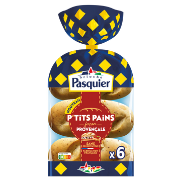 P'tits pains façon Provencal PASQUIER x6 270g