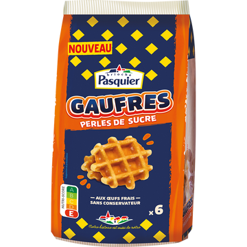 Gaufres perles sucres PASQUIER x6 240g