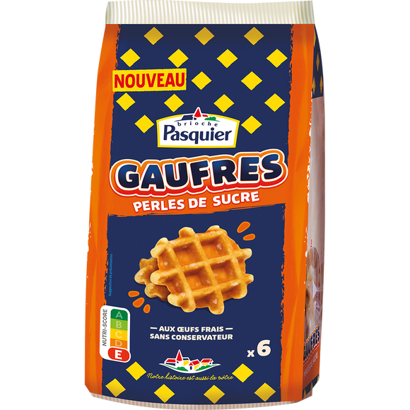 Gaufres perles sucres PASQUIER x6 240g