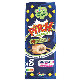 Brioche PITCH choco barre goût noisette  - x8 - 300g