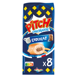 Brioche PITCH choco barre lait  - x8 - 300g