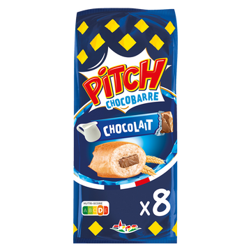 Brioche PITCH choco barre lait  - x8 - 300g