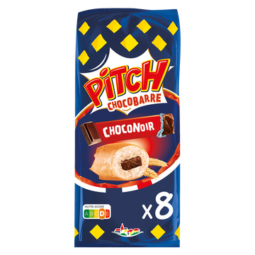 Brioche PITCH choco barre noir  - x8 - 300g