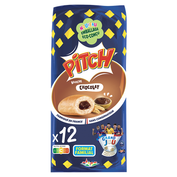 Brioche PITCH chocolat  - x12 - 450g