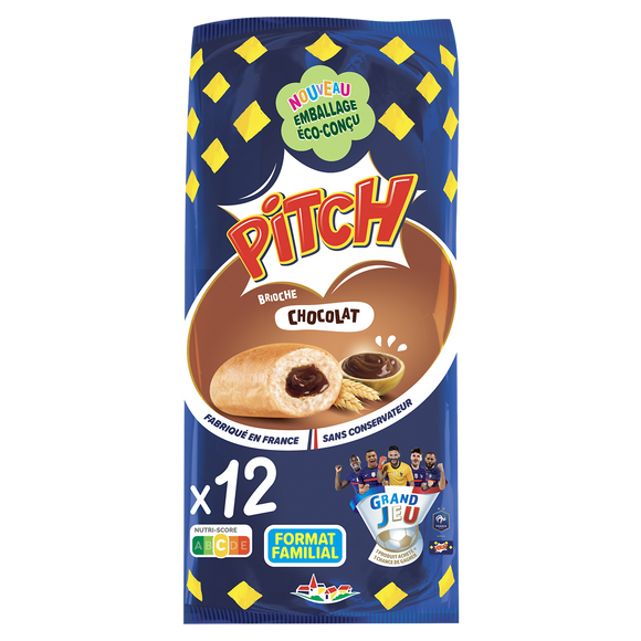 Brioche PITCH chocolat  - x12 - 450g