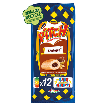 Brioche PITCH chocolat - x12 - 450g