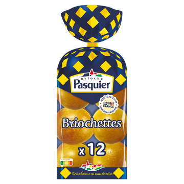 Briochettes BRIOCHE PASQUIER - x12 - 480g