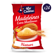 Madeleines Extra Moelleuses Nature KER CADELAC - x24 sachets - 600g
