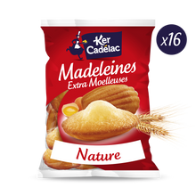 Madeleines Extra Moelleuses Nature KER CADELAC - x16 sachets - 400g