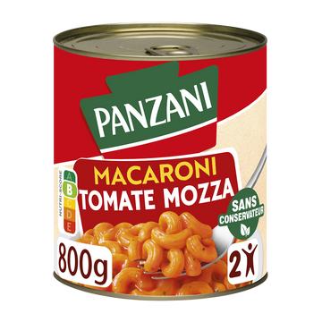 Macaroni et tomates mozzarella PANZANI 800g