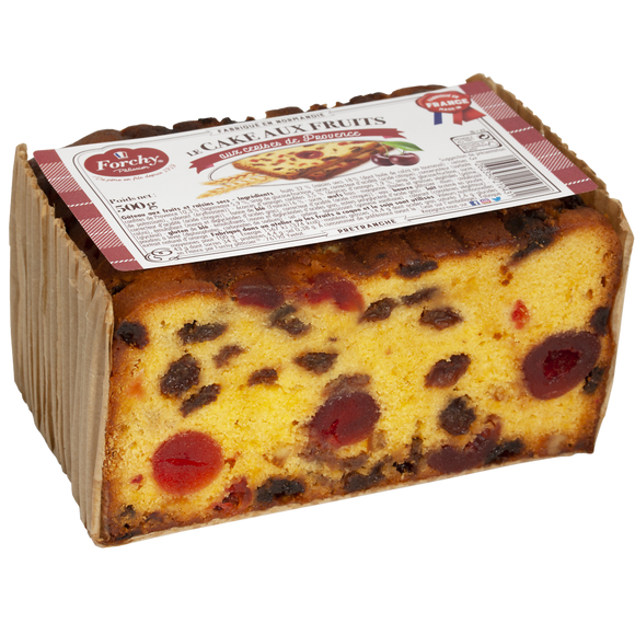 Cake aux fruits FORCHY PATISSIER, 7 tranches soit 500g