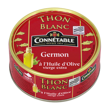 Thon blanc Germon à l'huile d'olive CONNETABLE, 160g