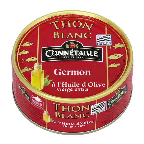 Thon blanc Germon à l'huile d'olive CONNETABLE, 160g