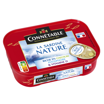 Sardines nature CONNETABLE, 95g