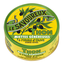 Miettes de thon à l'huile d'olive vierge extra - LE SAVOUREUX - 160g