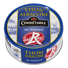 Thon albacore au naturel Label Rouge - CONNÉTABLE - 112g