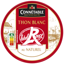 Thon blanc au naturel Label Rouge - CONNÉTABLE - 120g