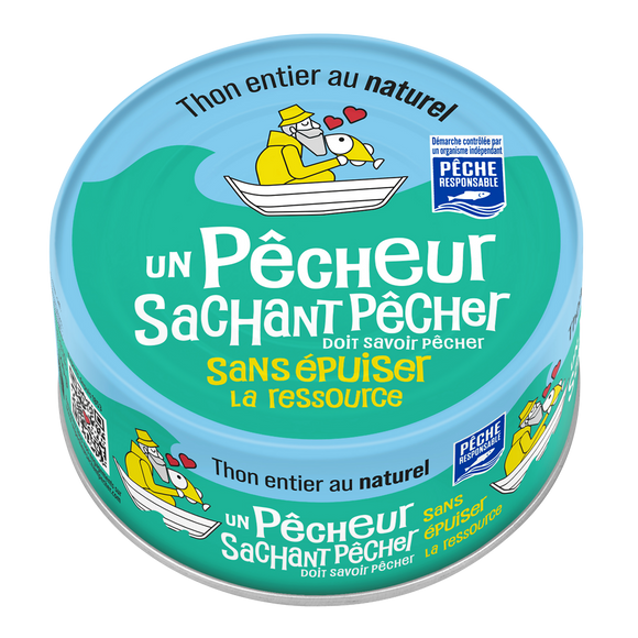 Thon entier au naturel - UN PÊCHEUR SACHANT PÊCHER - 140g