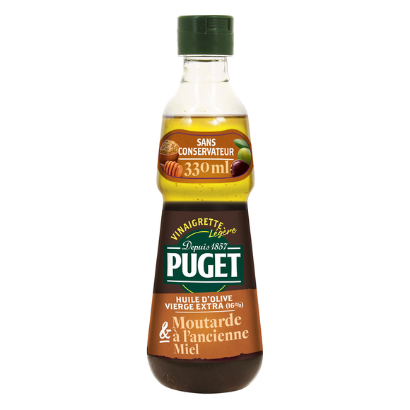 Vinaigrette moutarde et miel allégée en matières grasses PUGET 330ml