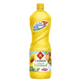 Huile "Coeur de Tournesol" LESIEUR, Bouteille 1L