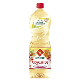 Huile d'arachide LESIEUR, Bouteille 1L