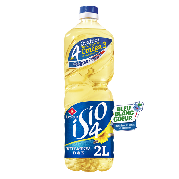Huile Isio 4 LESIEUR, Bouteille 2L