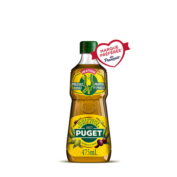 Huile d'olive vierge extra PUGET squeeze, 475ml