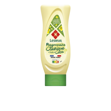 Mayonnaise classique LESIEUR, flacon souple de 425g