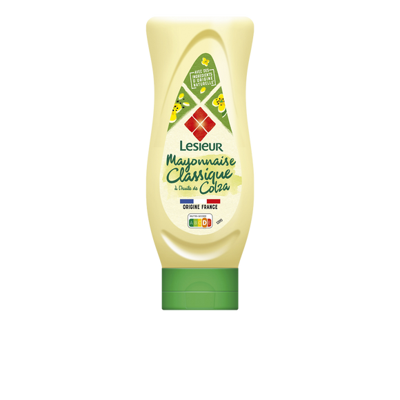 Mayonnaise classique LESIEUR, flacon souple de 425g