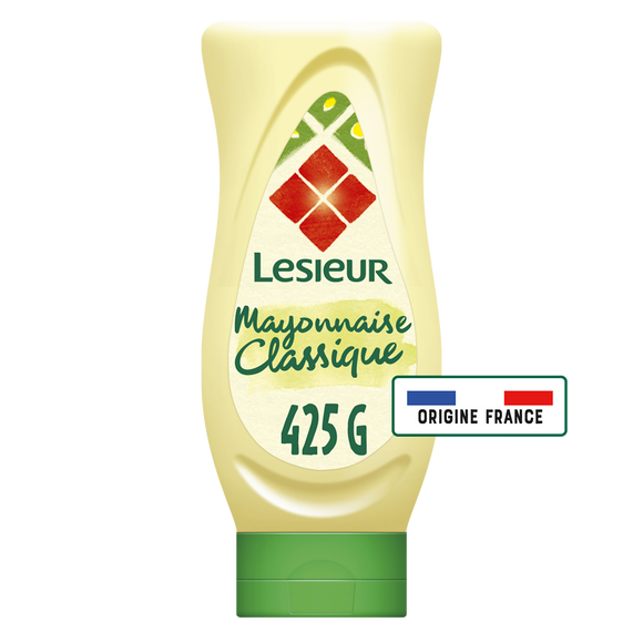 Mayonnaise classique LESIEUR, flacon souple de 425g