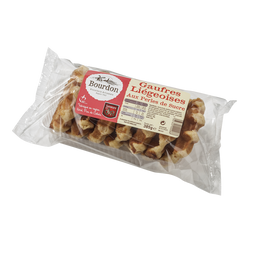 Gaufres liégeoises BISCUITERIE BOURDON, 7 unités soit 385g