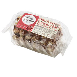 Gaufres liegeoises emballage individuel PATIS NORD, 6 unités soit 330g