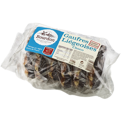 Gaufres Liègeoises chocolat BOURDON, 390g