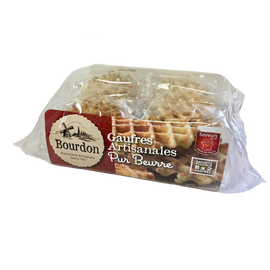 Gaufres pochoir pur beurre BOURDON, 8 sachets de 2 unités soit 320g