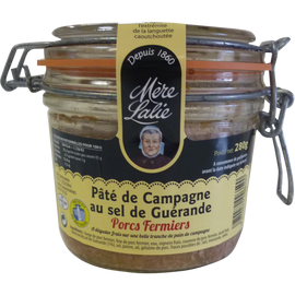 Pâté de campagne au sel de Guérande porc fermier MERE LALIE, 280g