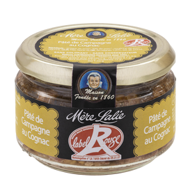 Pâté de campagne au cognac label rouge MERE LALIE, 180g