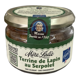 Terrine de lapin au serpolet Mère Lalie bocal 180g