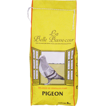 Aliment complet pour pigeons LA BELLE BASSE COUR, 5kg