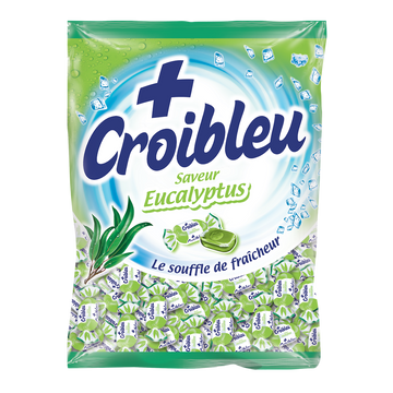 Bonbons saveur eucalyptus CROIBLEU, sachet 250g