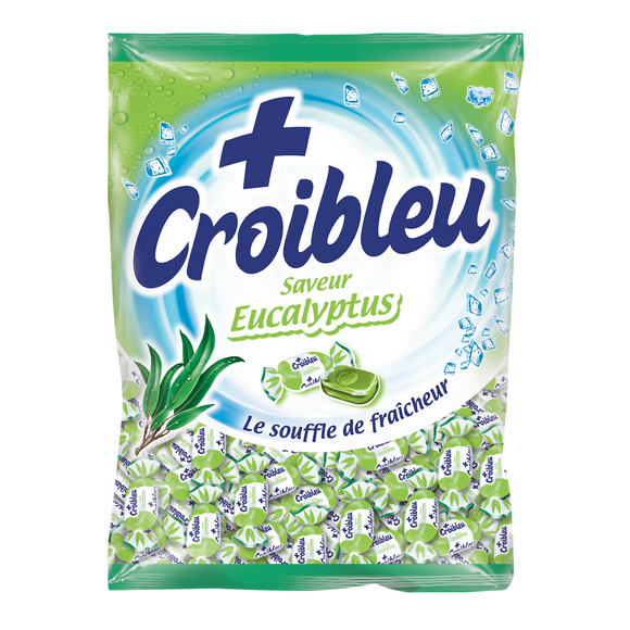 Bonbons saveur eucalyptus CROIBLEU, sachet 250g